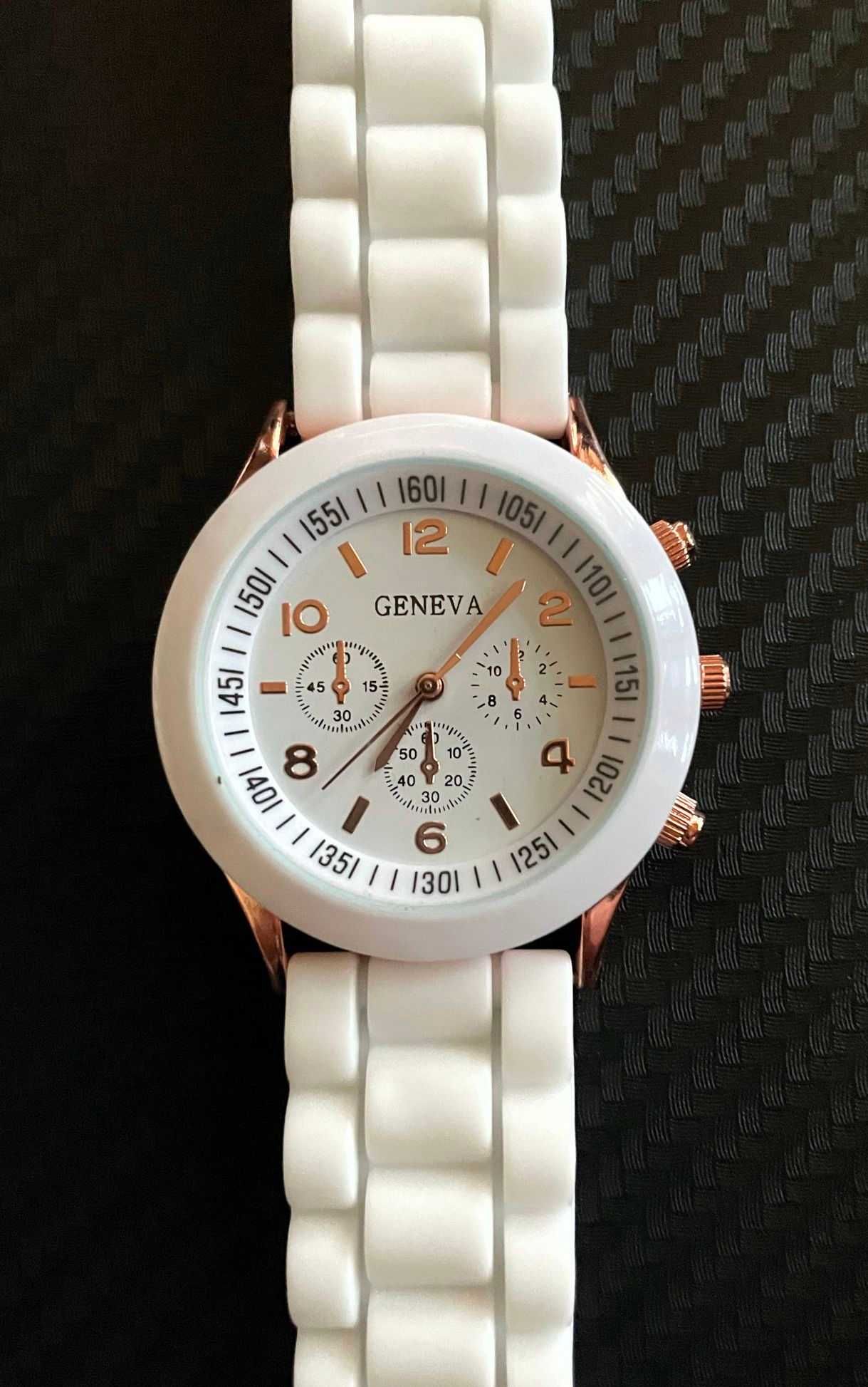 Zegarek damski DEYROS biało-złoty