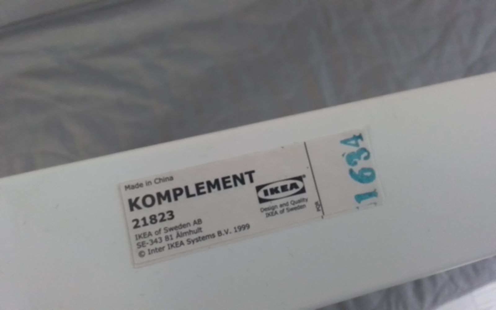 Wieszak na spodnie IKEA KOMPLEMENT biały