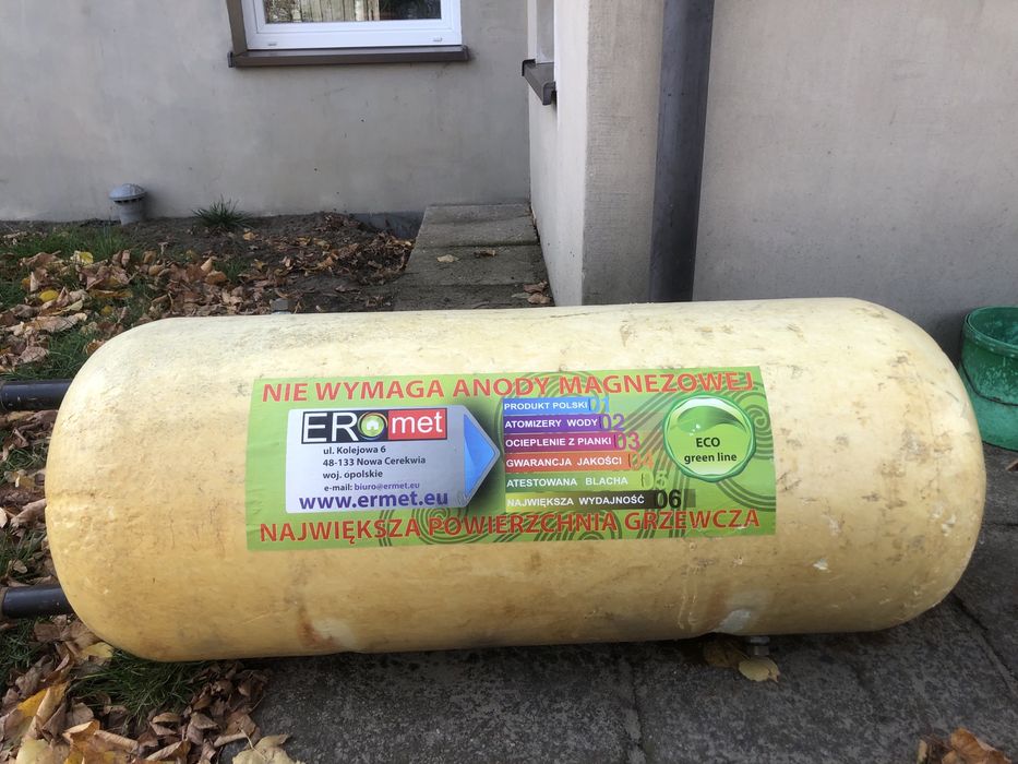 Bojler  wymiennik c.w.u  140l  świeżo zdemontowany