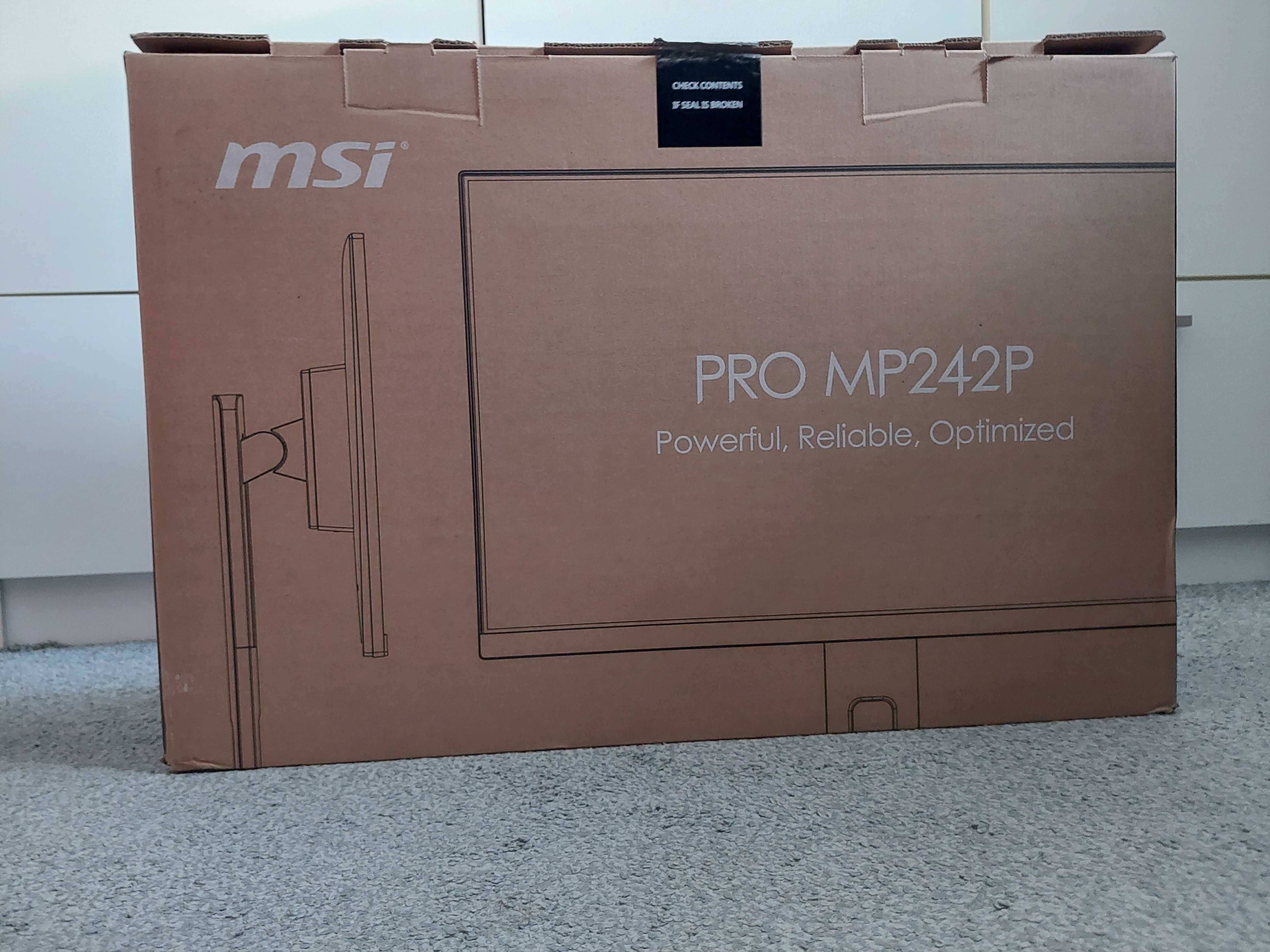 Monitor MSI PRO MP242P 24 cale --uszkodzony--