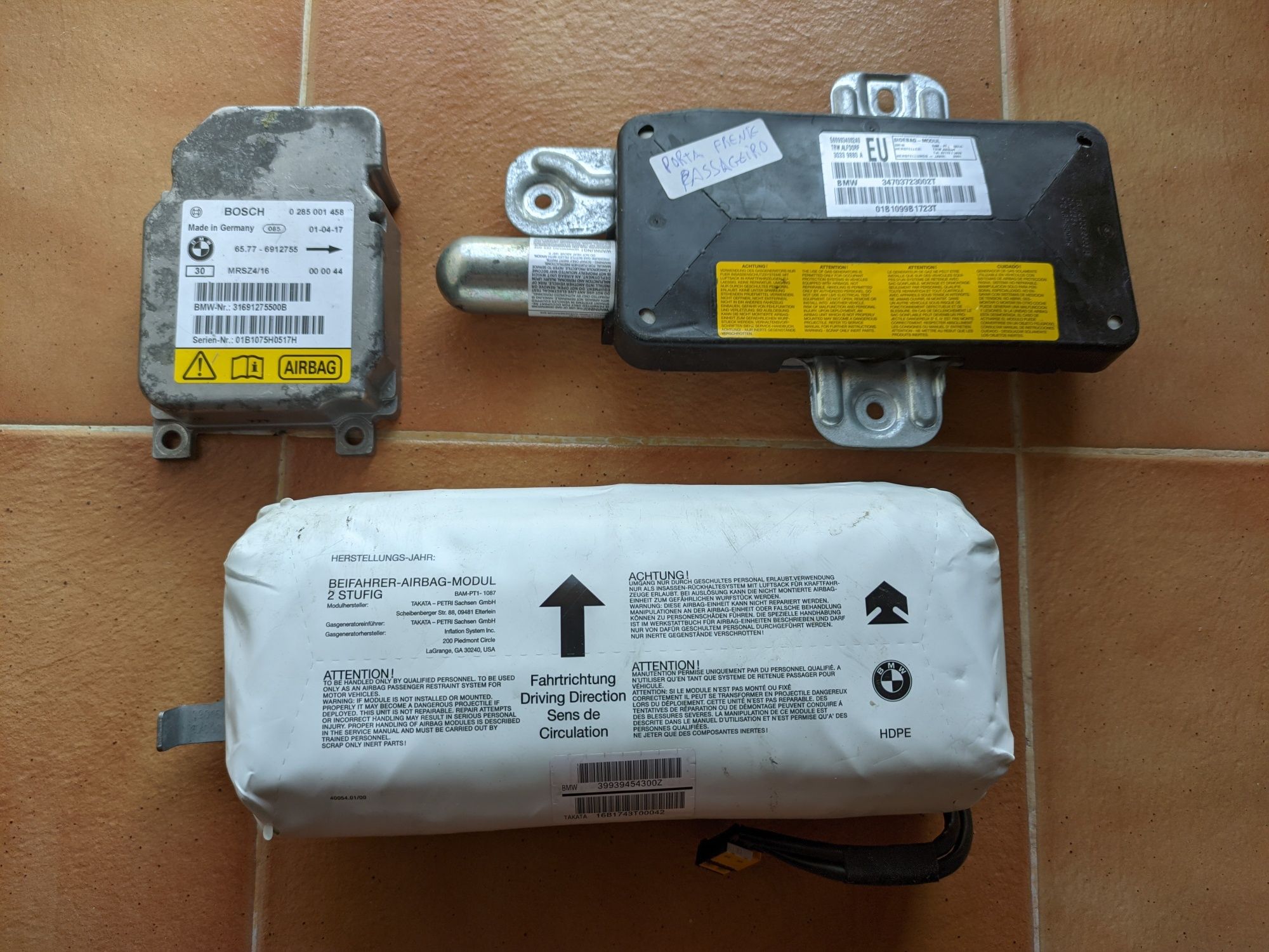 Peças BMW E46 Guarda-lamas Radiador Porta