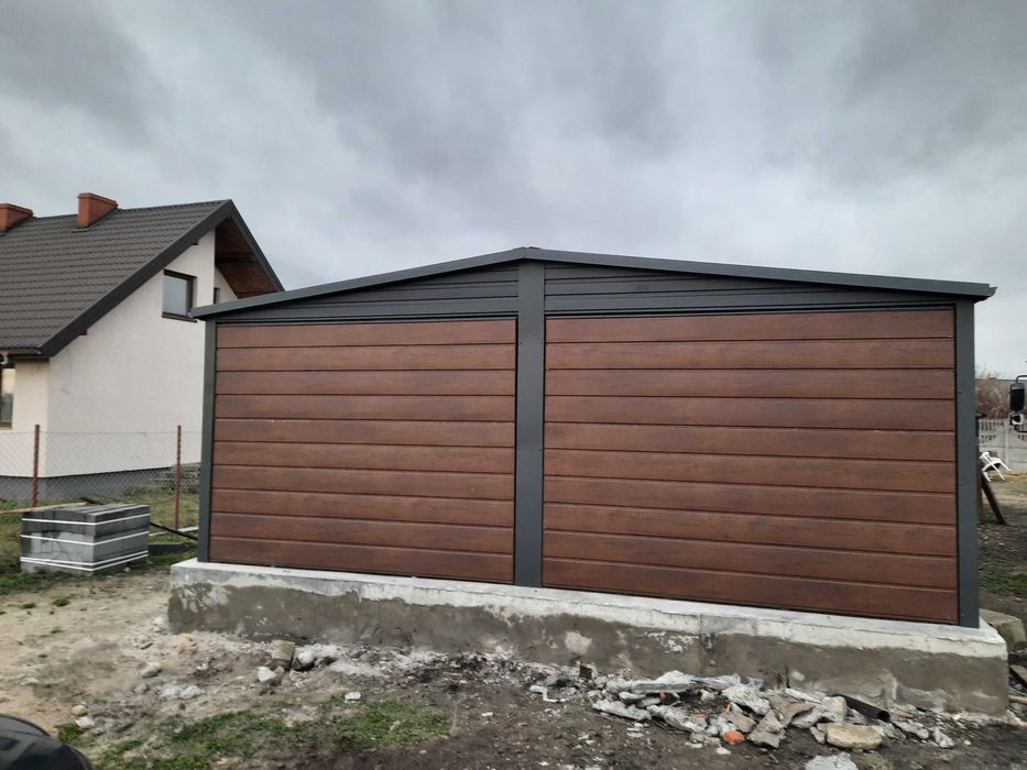 Garaże blaszane żnin i okolice Blaszaki kojce garaż garaż metalowy