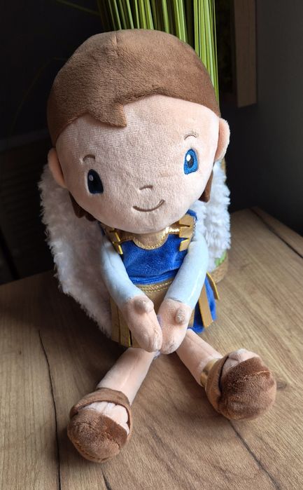 Lalka szmacianka maskotka chłopiec anioł Świętulanka archanioł Michał