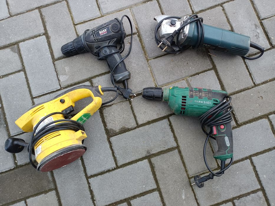 Elektronarzędzia, wiertarka szlifierka wkrętarka.