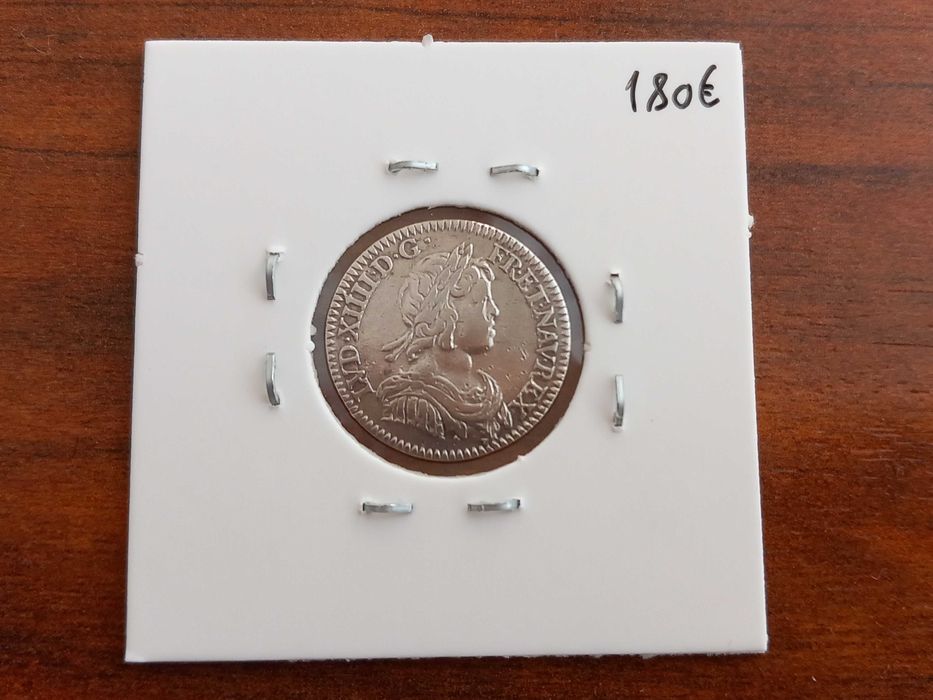 Moeda 1/12 Ecu França 1644 - Excelente!!!