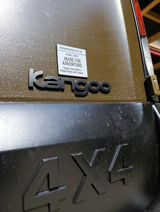 Renault Kangoo wyprawowy 4x4 micro camper