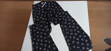 Spodnie bawełniane ASOS wysoki stan, dzwony roz 34