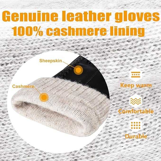 Skórzane rękawiczki Naturalna Owcza skóra Rozm. XL