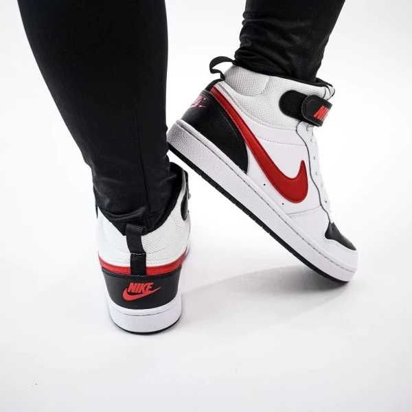 Оригінал ! Кросівки Nike COURT BOROUGH MID 2 (GS) CD7782-110