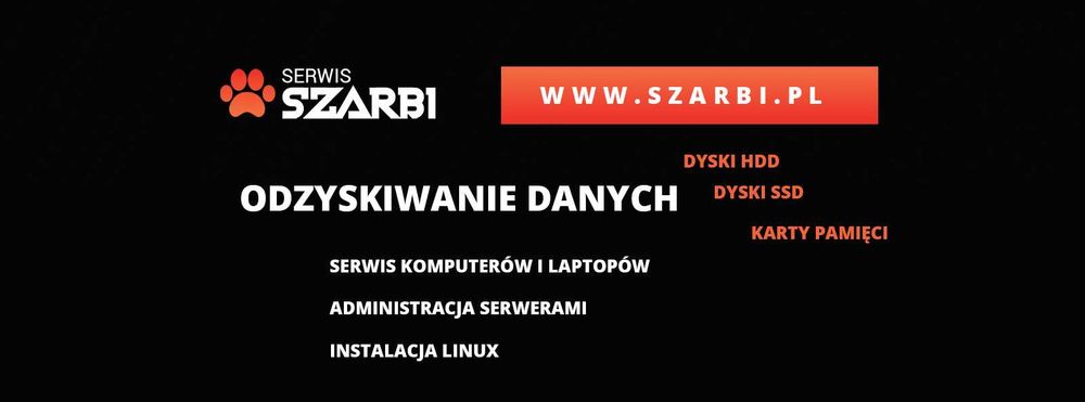 Całodobowo 24/7 Odzyskiwanie danych z dysku Warszawa