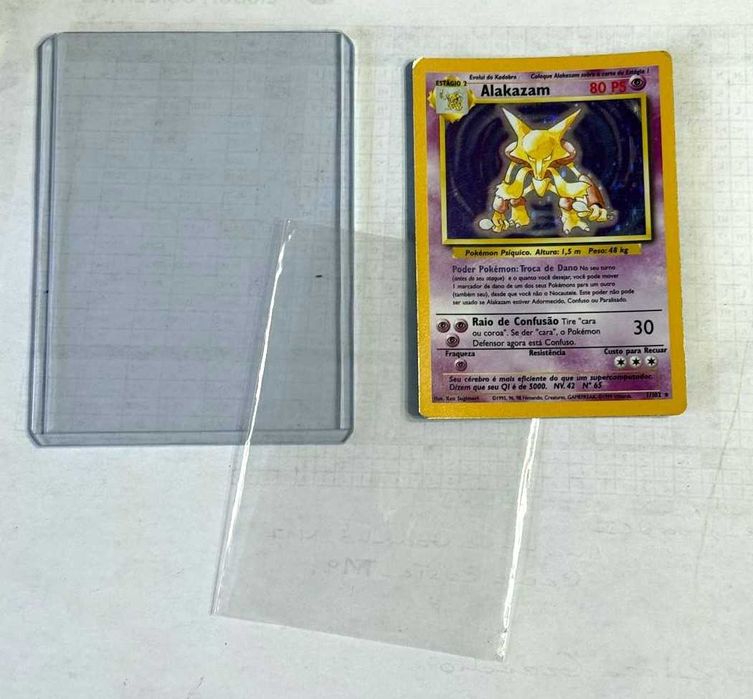 Alakazam Holo 1/102 Raro Carta Original Pokémon TCG - Base Set - PT