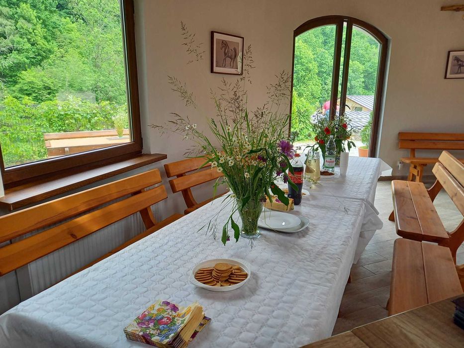 Sala na imprezy Wigilia Andrzejki Sylwester w stadninie koni arabskic.