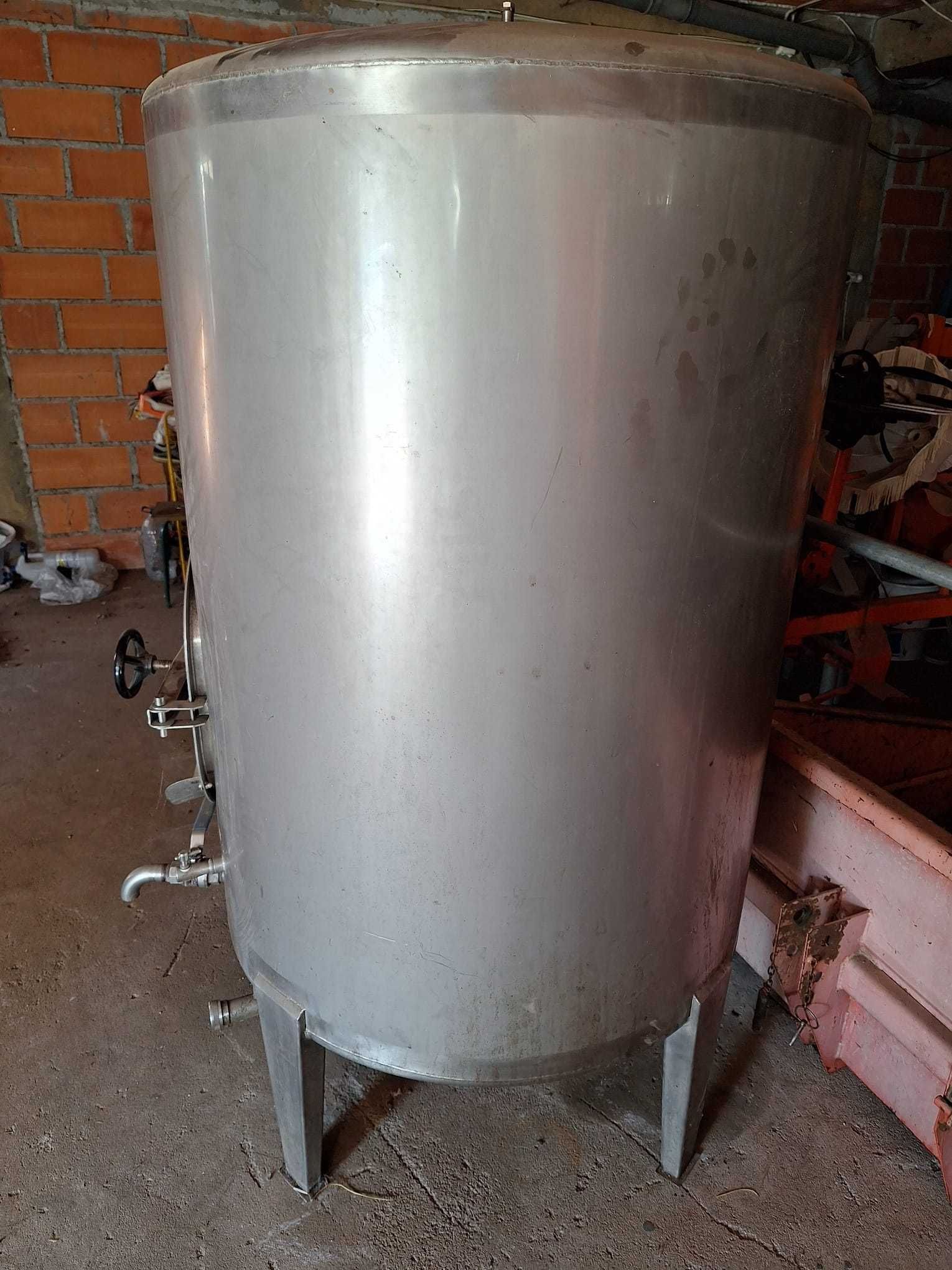 Cuba de inox 1000L