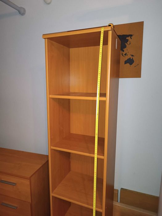 regał otwarty, kolor olchy.