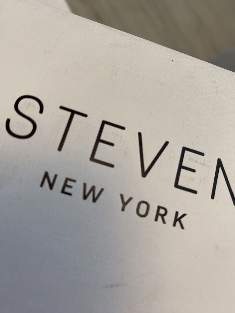 Czarne skórzane kozaki Steven New Yorker rozm 40