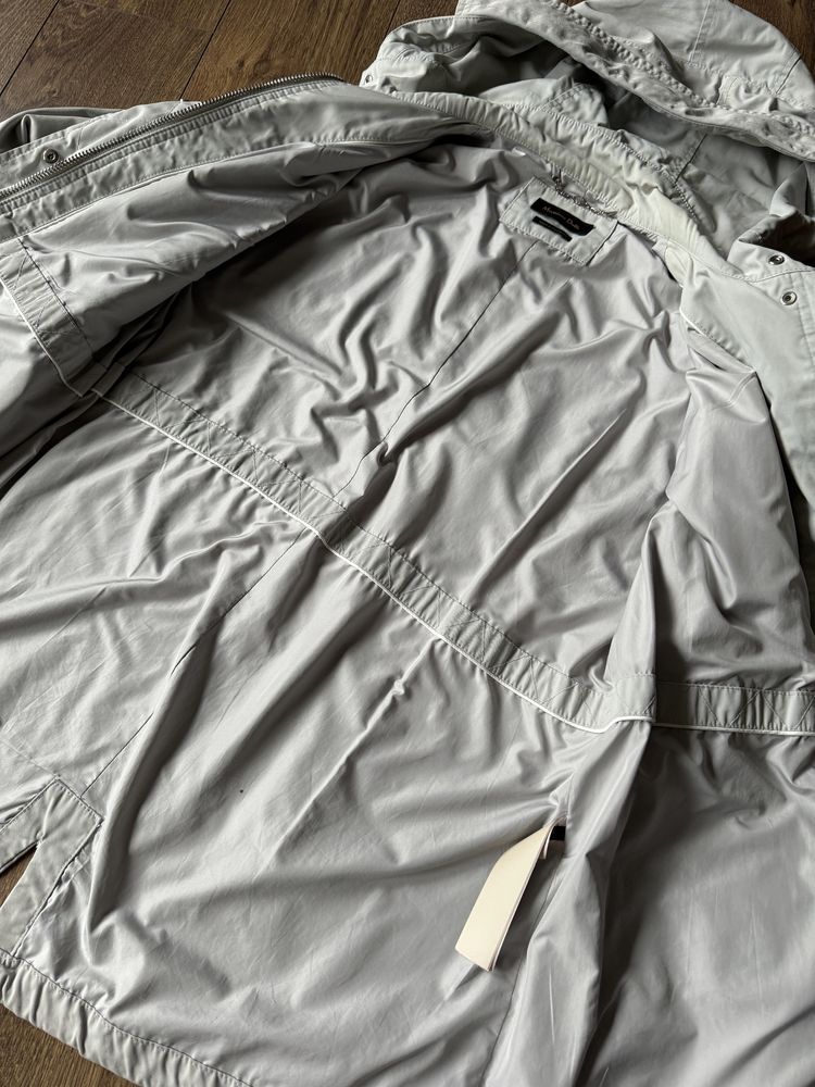 Massimo Dutti kurtka parka szara rozmiar L jesień/wiosna