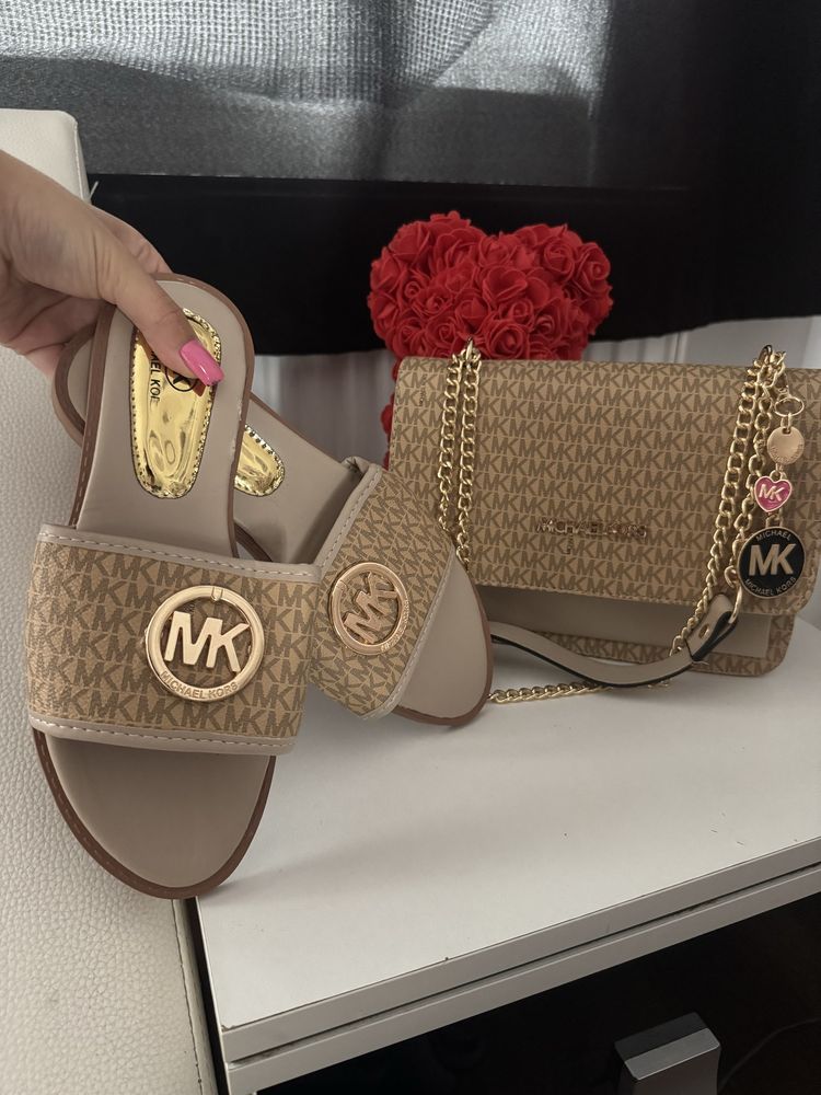 Zestaw MK michael kors klapki i torebka
