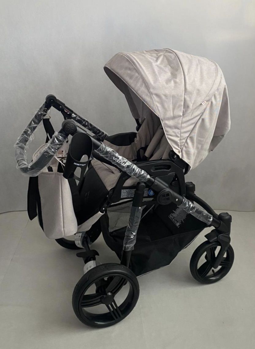 Wózek 4w1 Bebetto Vulcano Gwarancja Nieużywany/Cybex Aton/Baza Cybex