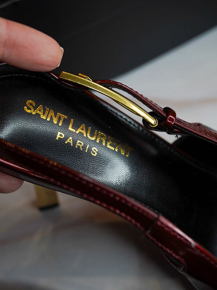 Туфлі човники слінгбеки saint laurent