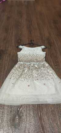 Платье H&M.Блестящее платье для девочки.
