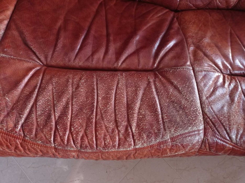 Vendo sofás em Pele.