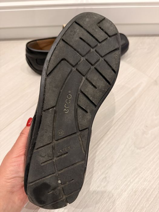Туфлі мокасини лофери Ecco шкіра р.46