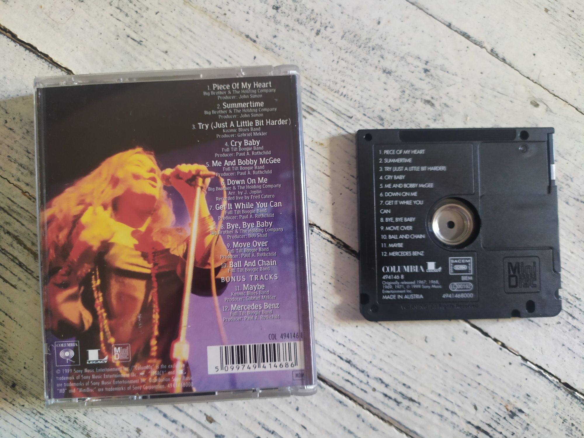 Janis Joplin - Greatest Hits минидиск Мінідиск minidisc md мд