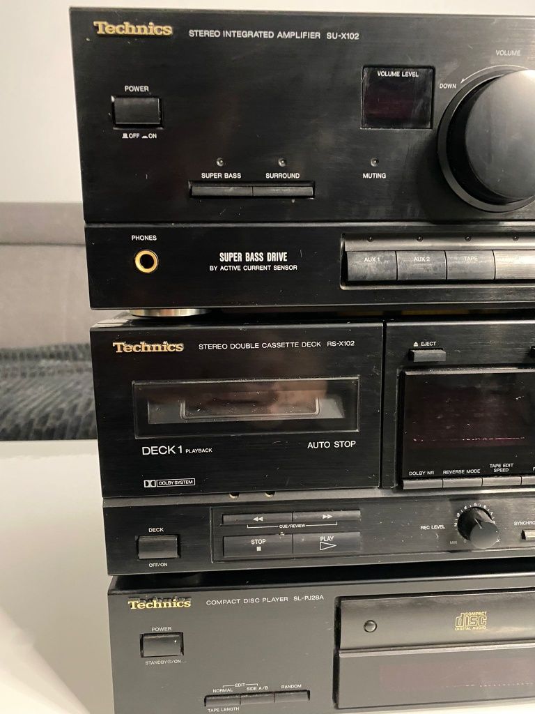 Technics wieża SU-X102  RS-X102   SL PJ28A