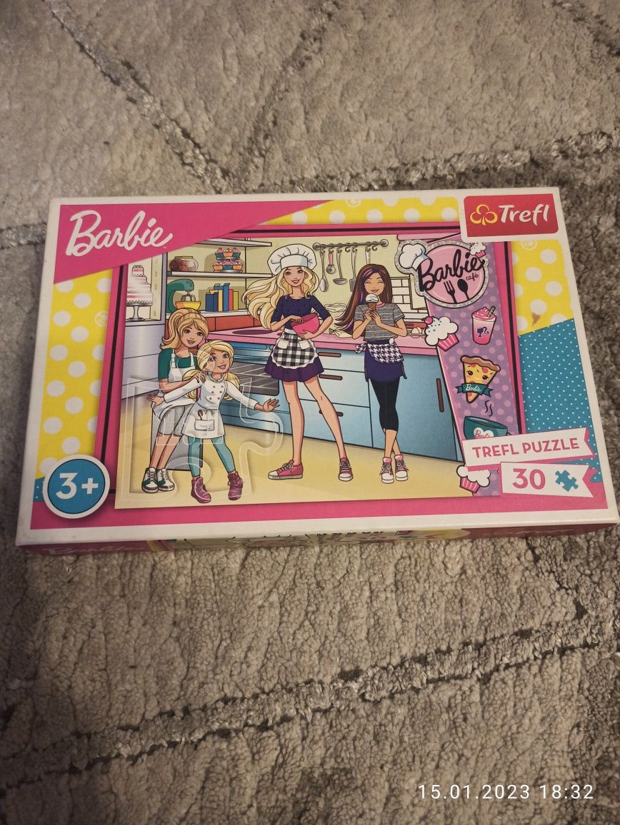 Puzzle barbie 3+