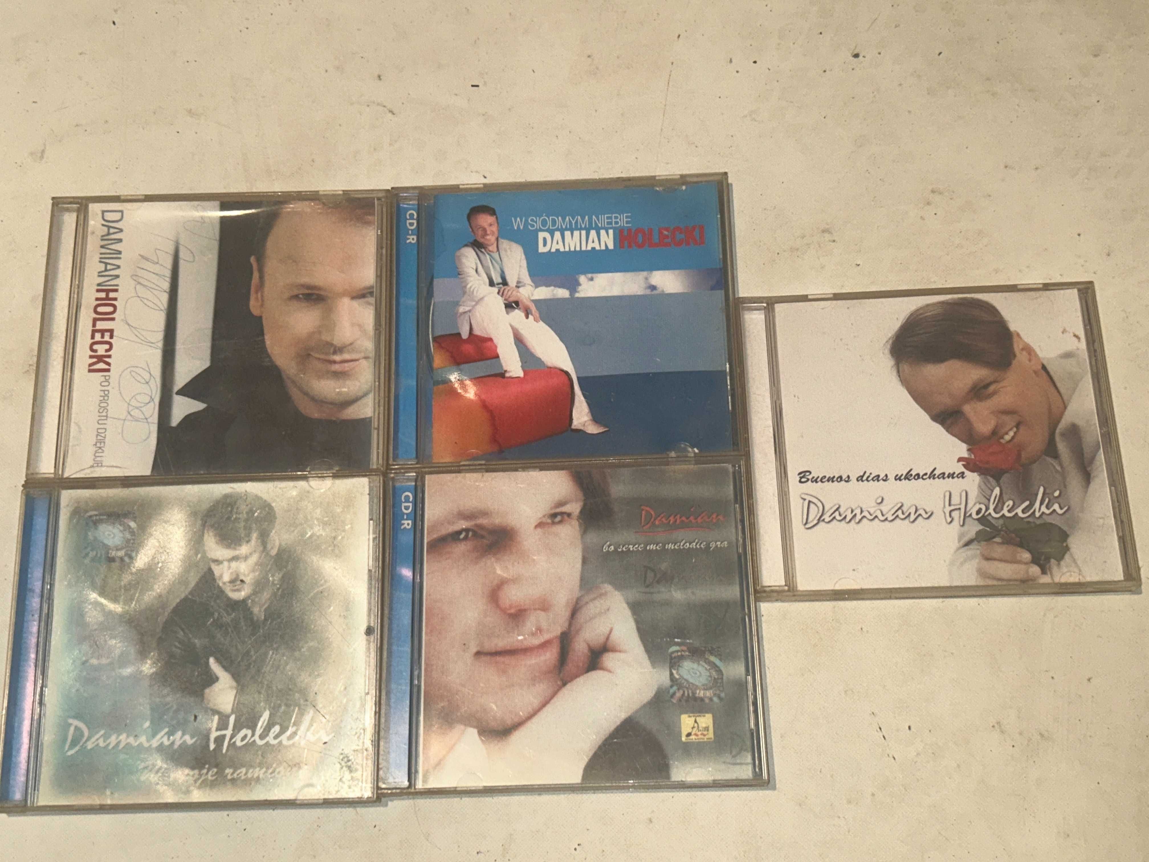 Płyty CD Damian Holecki - 5 sztuk