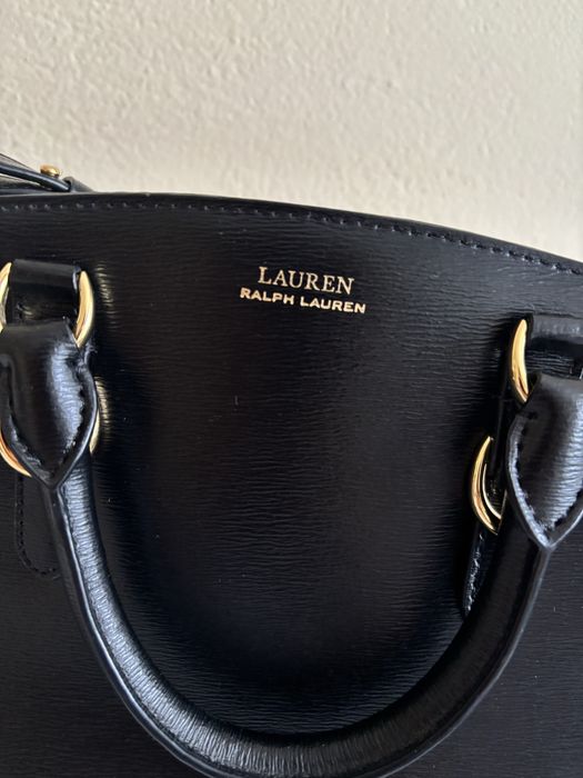 Torebka Lauren Ralph Lauren SAFFIANO MINI ZIP