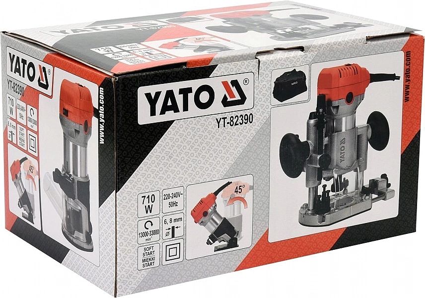 Frezarka Krawędziowa 710W Do Laminatów +Sanki Yato