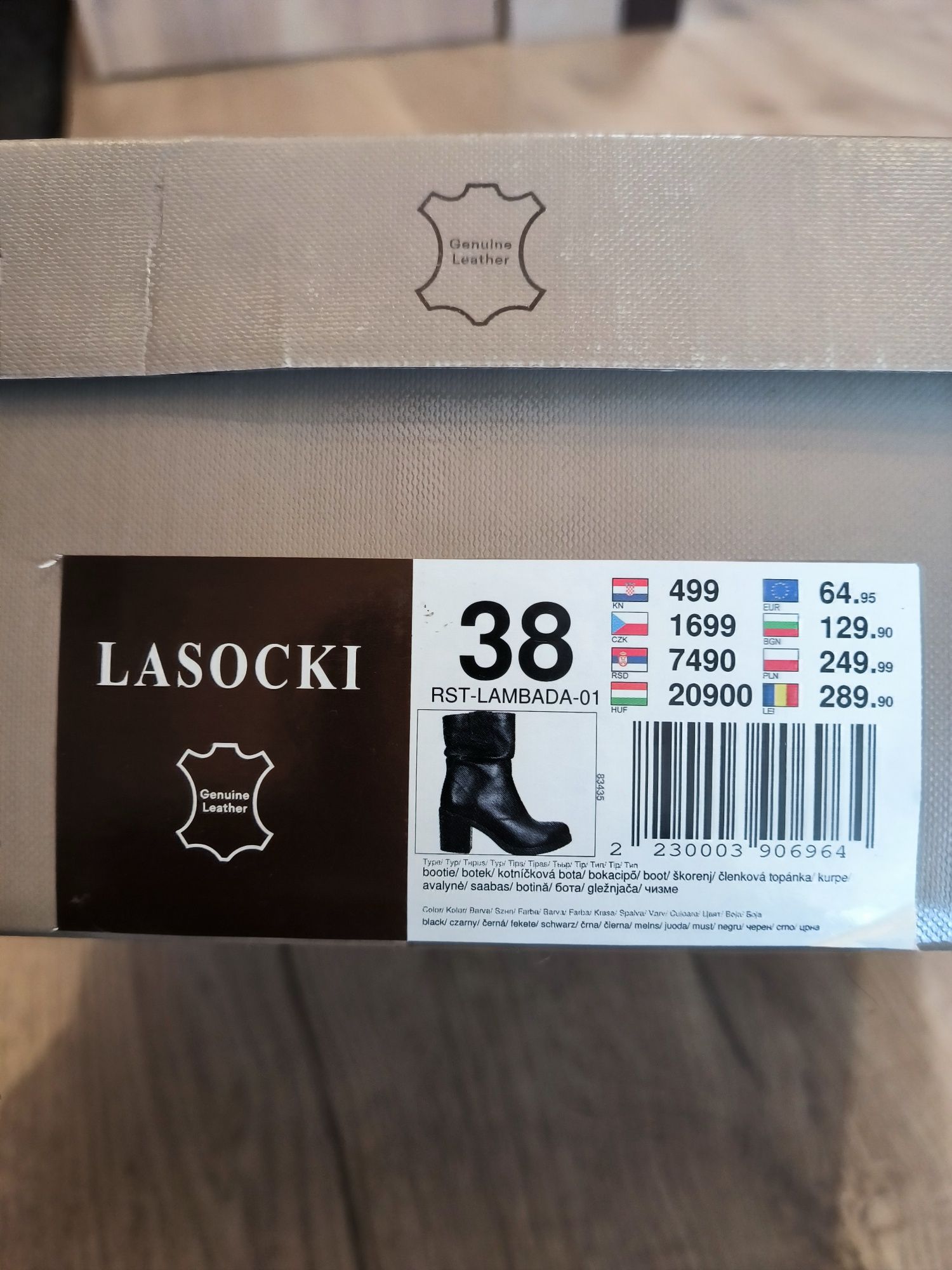 Kozaki skórzane Lasocki