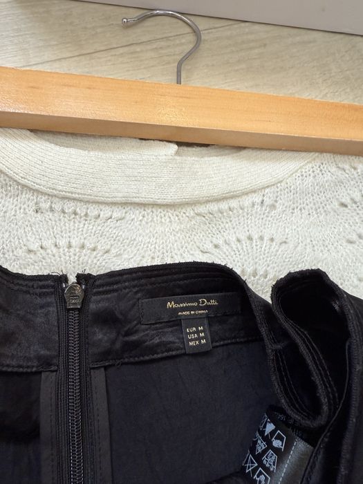 Спідниця міді з розрізом Massimo Dutti