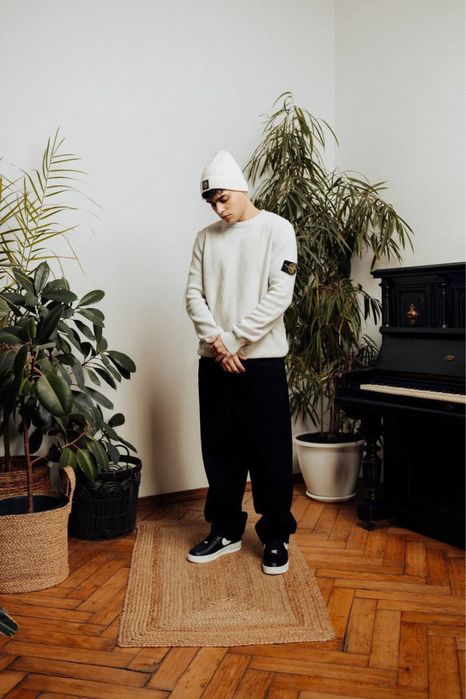 Свитер Stone Island Ribbed Soft Cotton