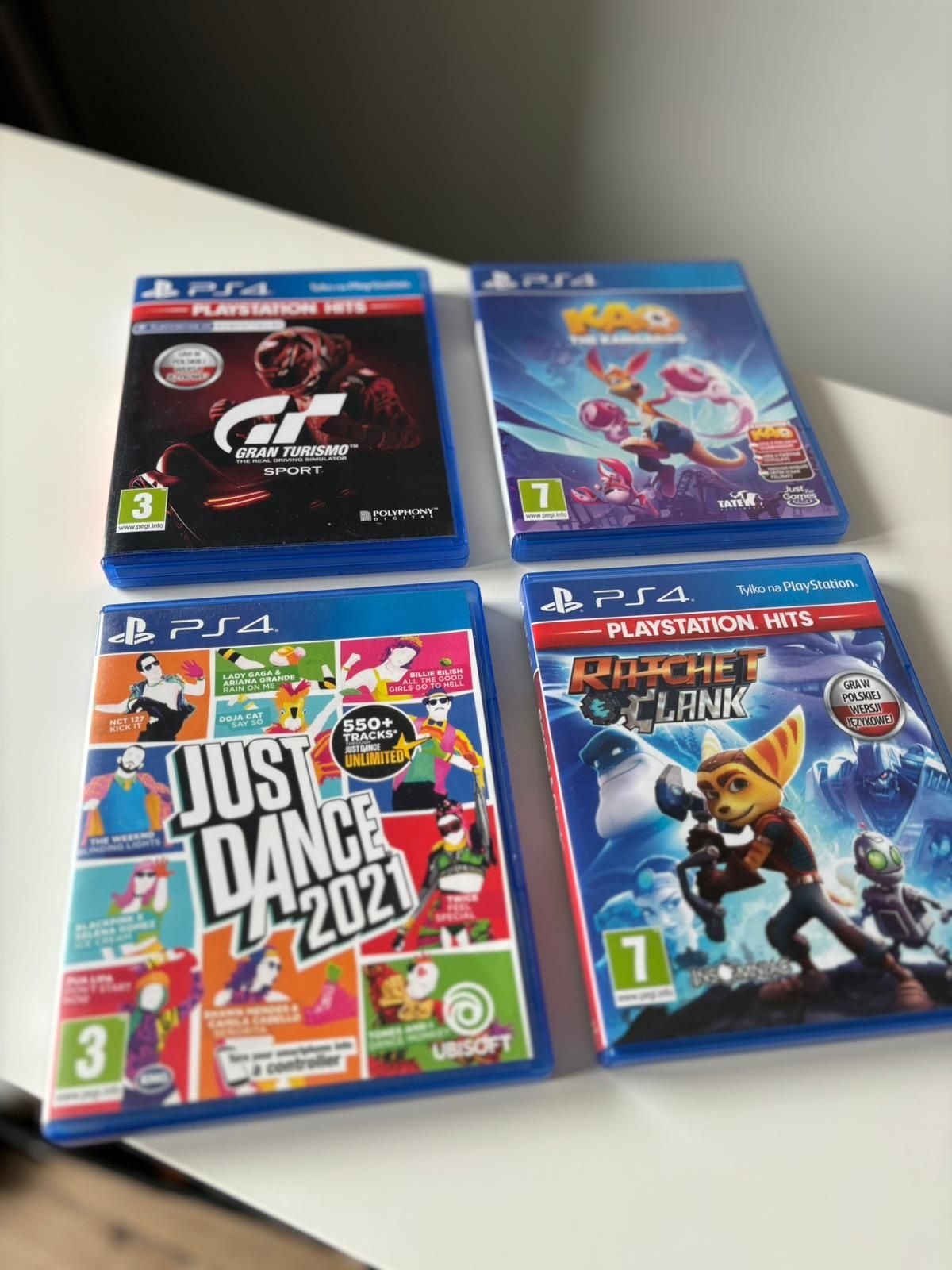 Sony PlayStation 4 / 2 pady / 4 gry / GWARANCJA