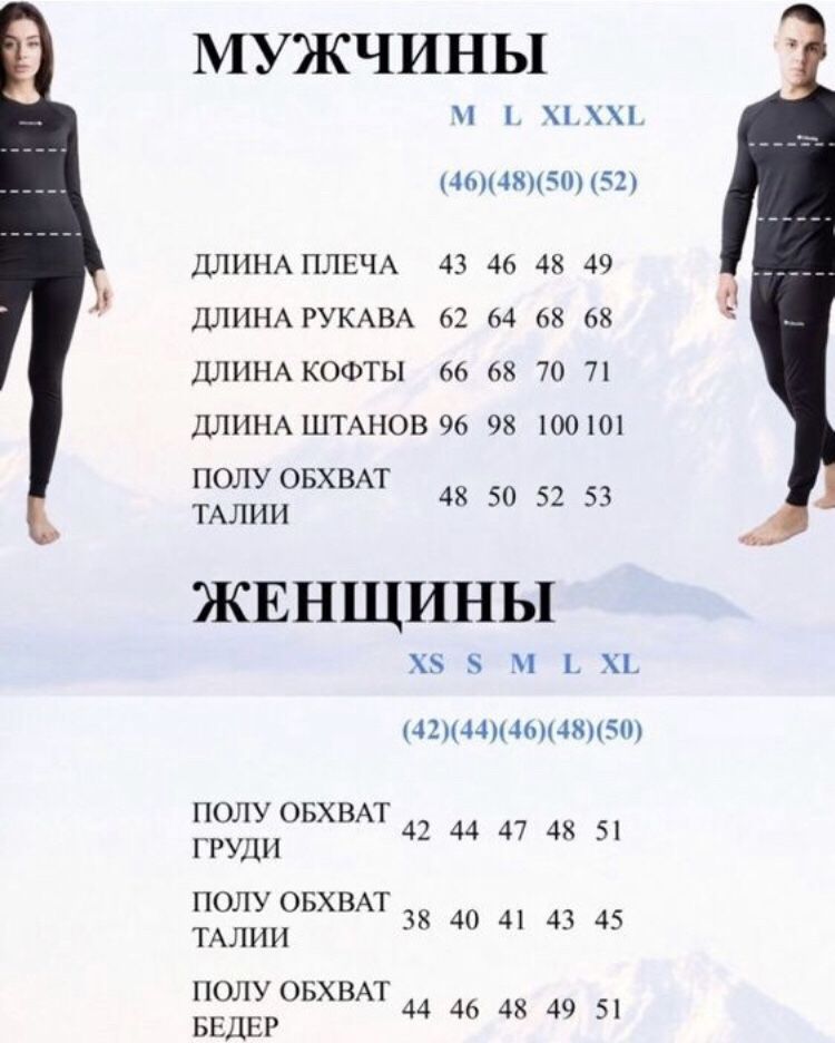 Термобiлизна Columbia чоловіча OMNI-HEAT xxs Термобелье