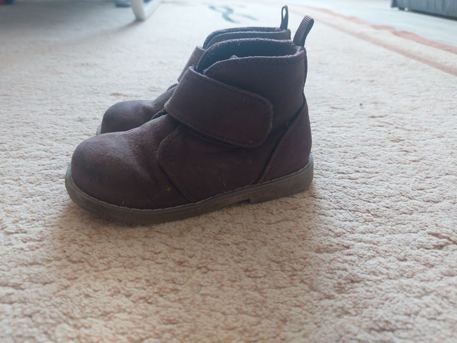 H&M натуральная замша 15 см чоботи