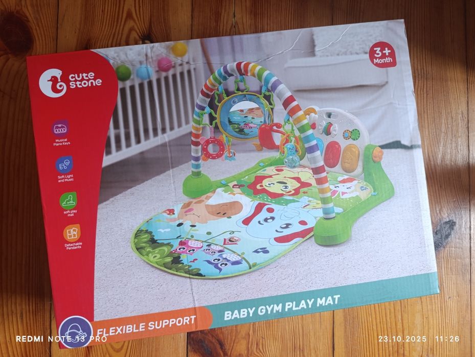 Новий Ігровий розвиваючий музичний коврик килимок з піаніно