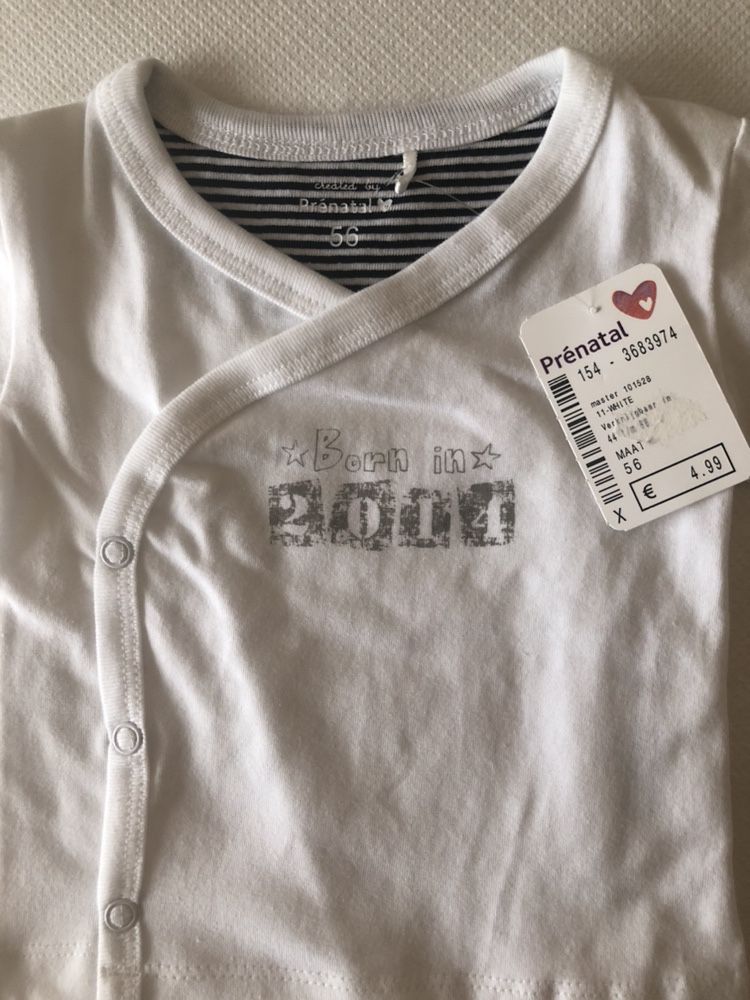 Prenatal  bluzki koszulki r. 56 62 kpl holandia