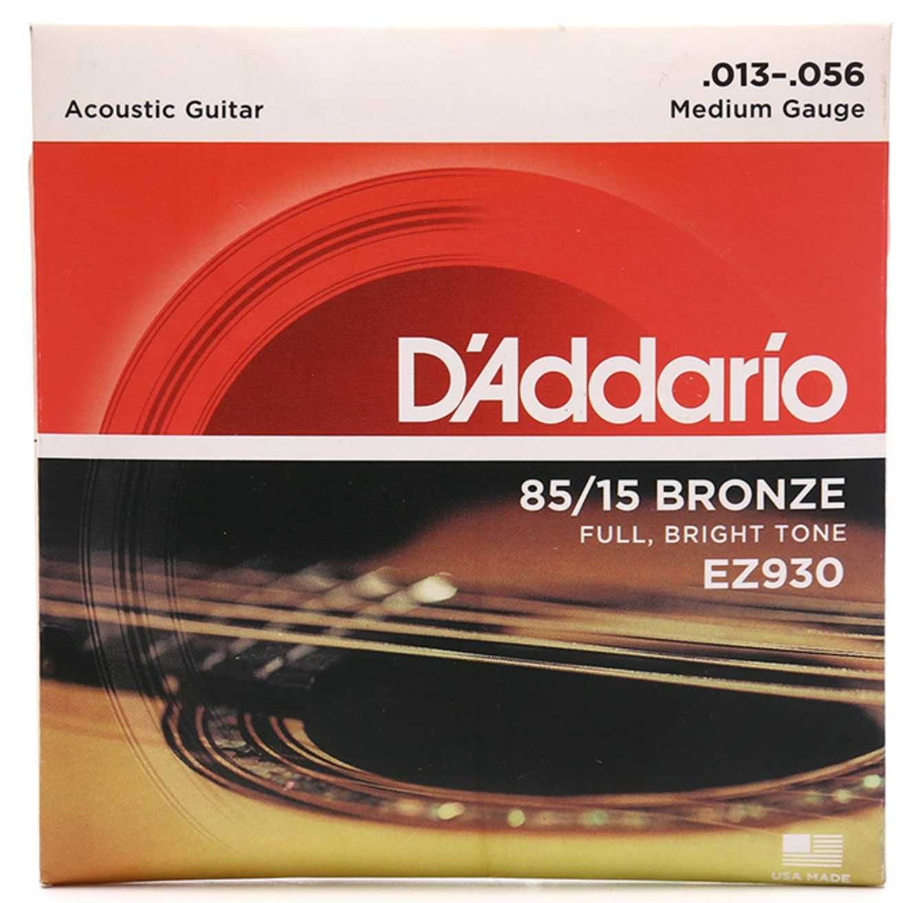 Струны D'addario EZ890, EZ900, EZ910, EZ920, EZ930 (бронза)