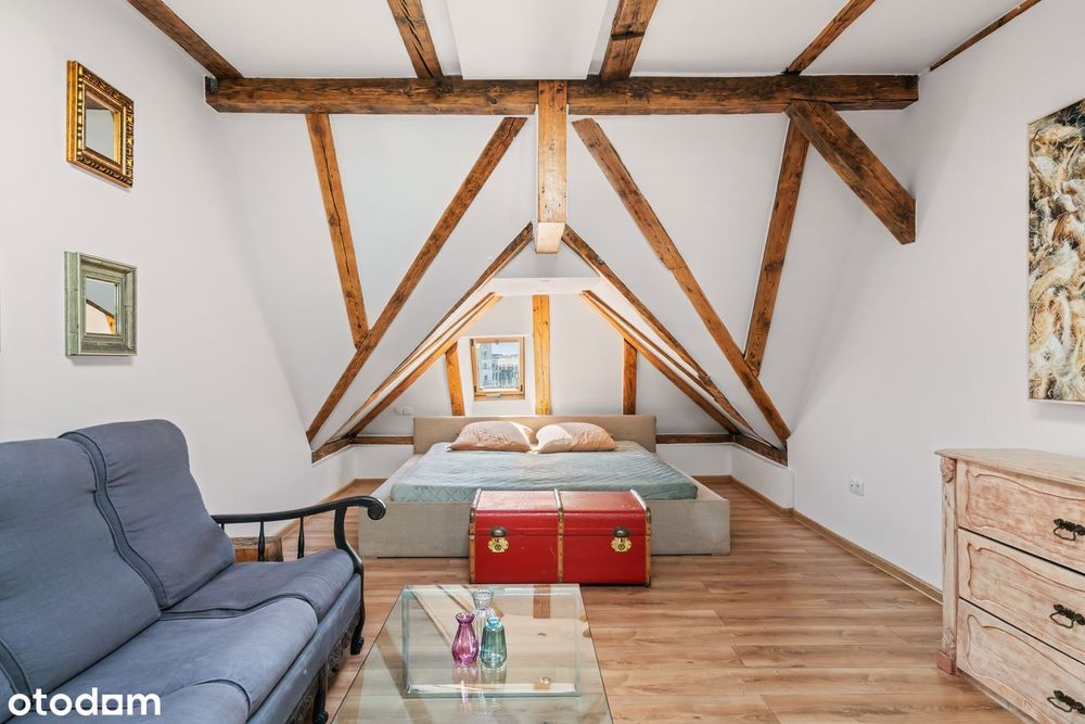 Na poddaszu, klimatyczne i słoneczne - Nadodrze