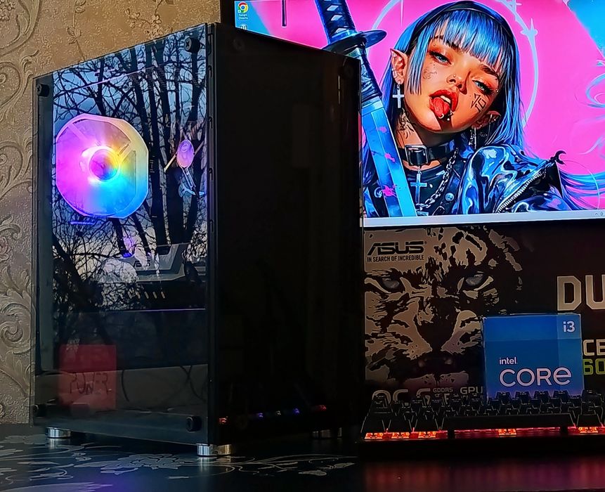 GTX1060 6gb/ i3-10100/ 8-16Gb DDR4 игровой компьютер ПК