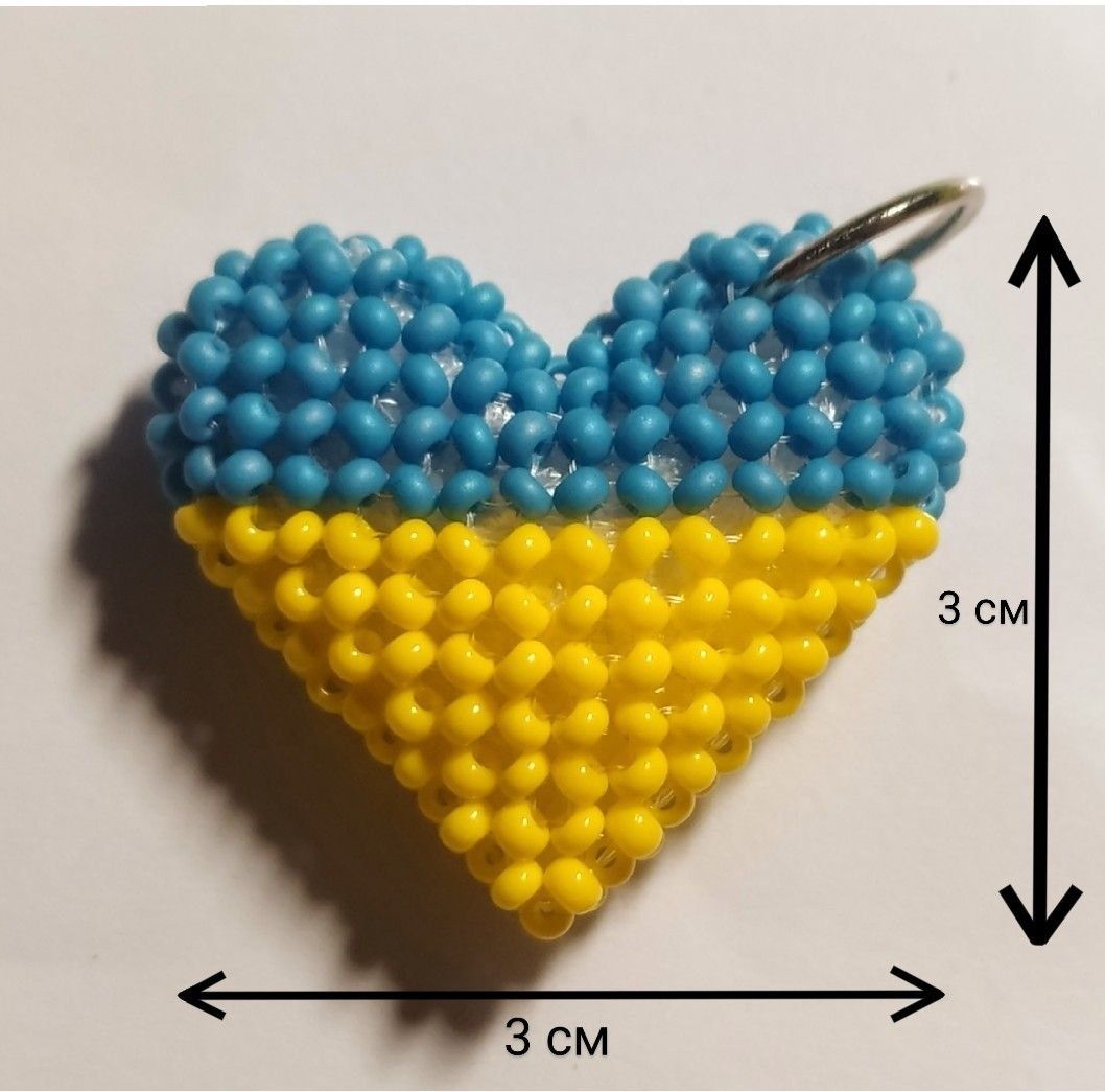 Украина брелок бисер