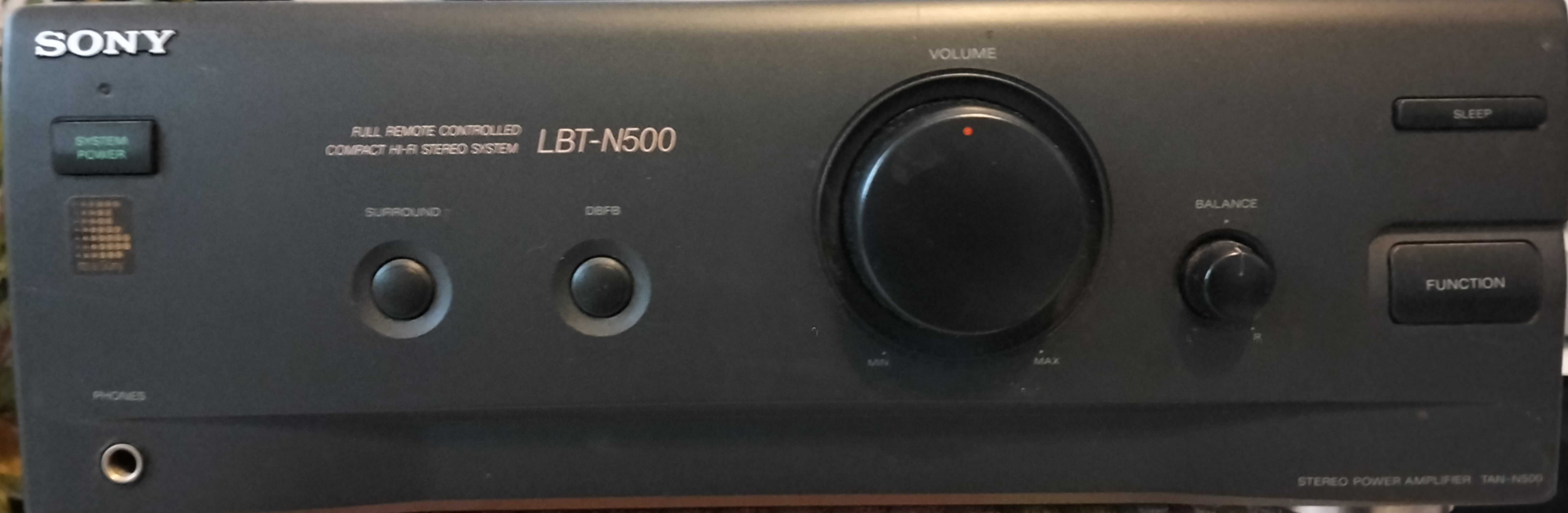 Zestaw Audio SONY LBT-N500 Z Dwoma Głośnikami SS-A500 Moc 100vat.