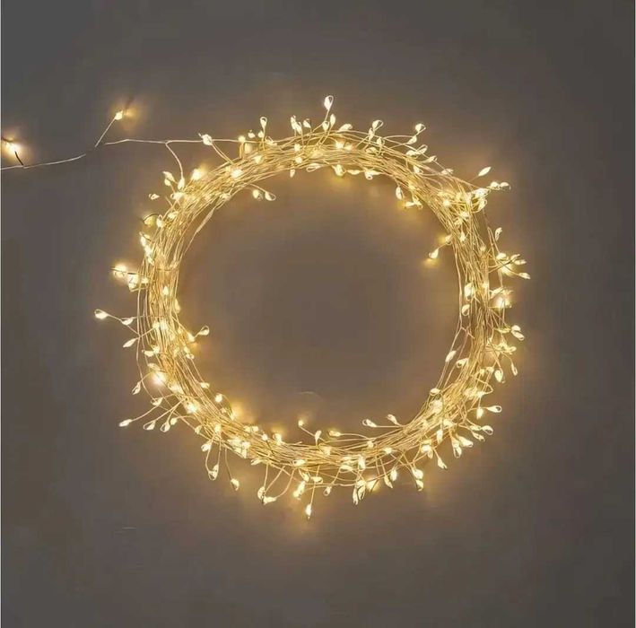 Святкова Гірлянда для дому вулиці яскрава вологозахищена Світлодіодна