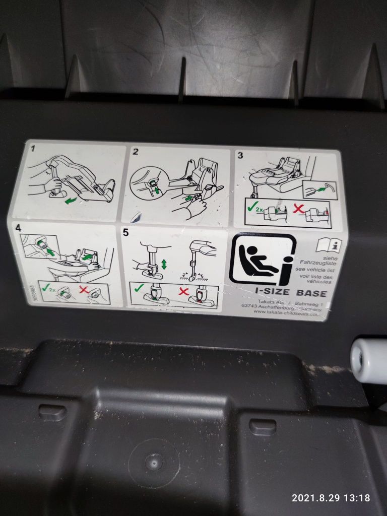 Fotelik samochodowy Takata Midi I-Size FWF/RWF baza isofix