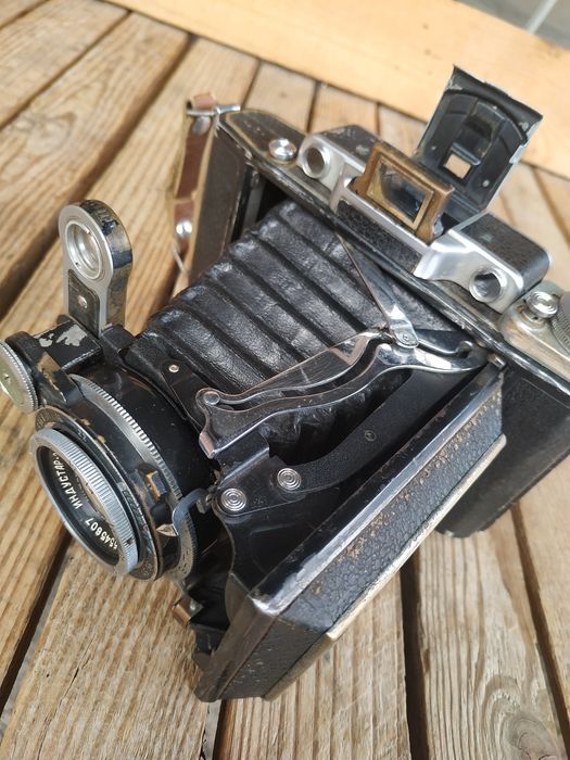 Фотоаппарат Москва-2, 1955 г. в нормальном рабочем состоянии