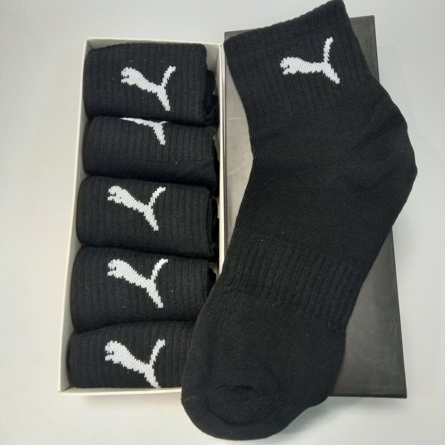 Чоловічі шкарпетки (носки) Puma. 5 пар, подарункове пакування.Оригінал