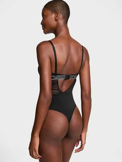 Боді Victoria's Secret  Bodysuit XS Чорний(26936015)